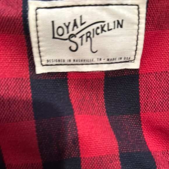 Red and Black Buffalo Plaid Tote Bag - Picture 2 of 3